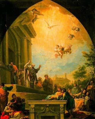 Francisco Bayeu La predicacion de San Eugenio Germany oil painting art